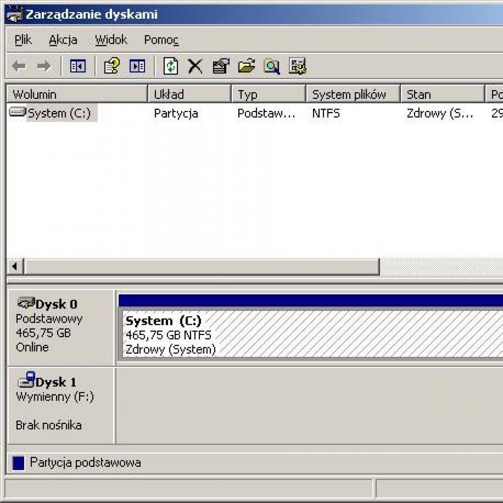 Do Utworzenia Partycji W Systemie Windows Można Użyć Przystawki Zarządzanie dyskami i tworzenie partycji w Windows XP - Porady Komputerowe
