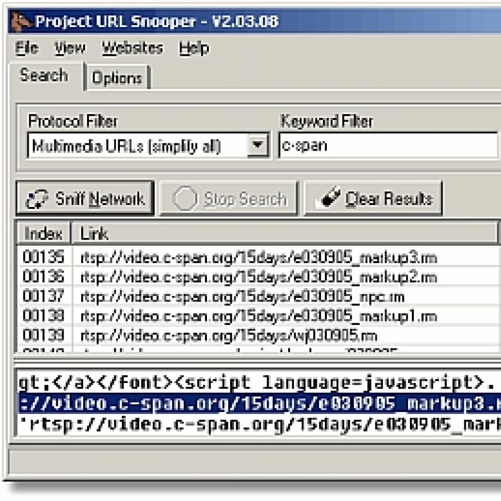 URL Snooper – narzędzie do monitorowania ruchu sieciowego 