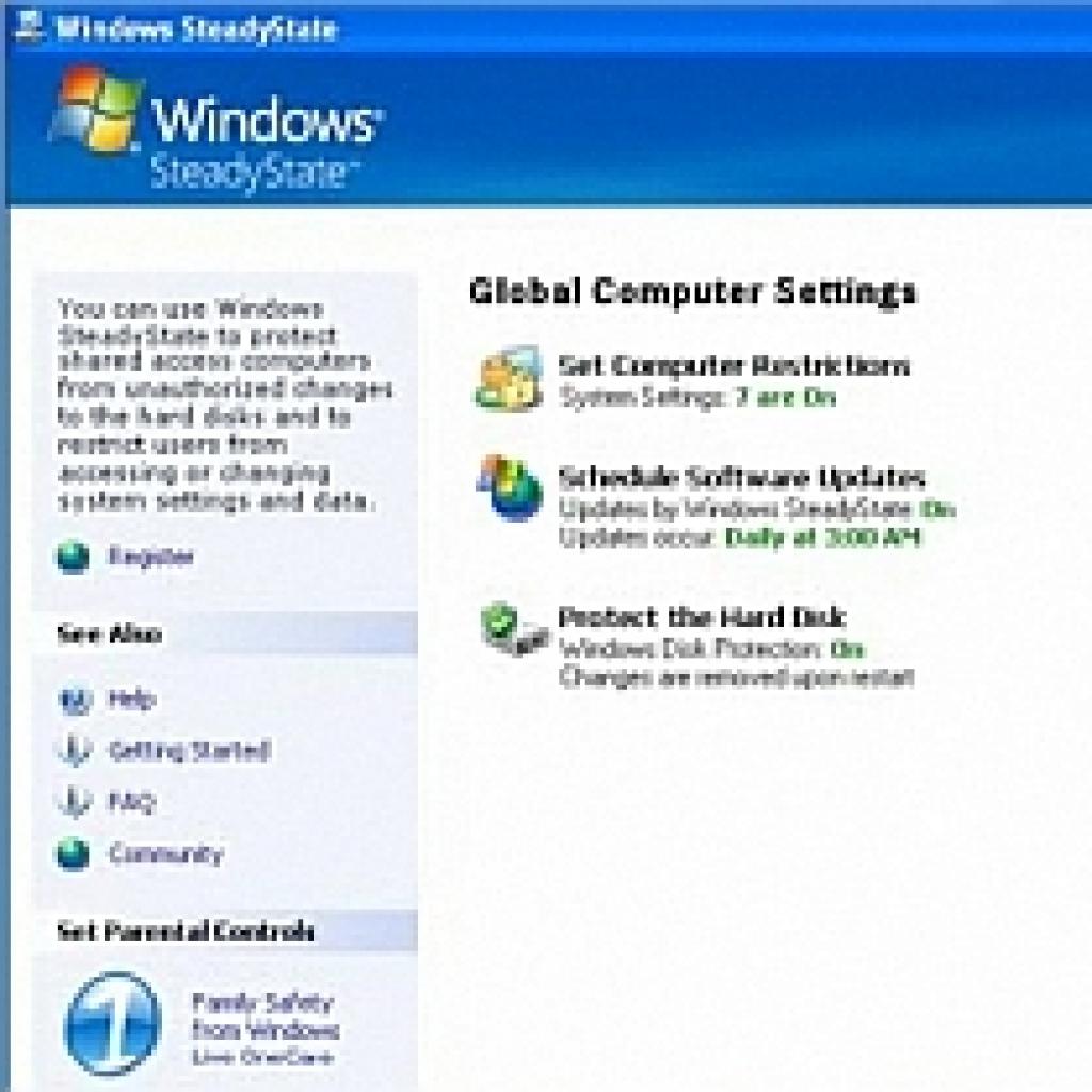 Windows SteadyState – bezpieczne zarządzanie współdzielonymi komputerami