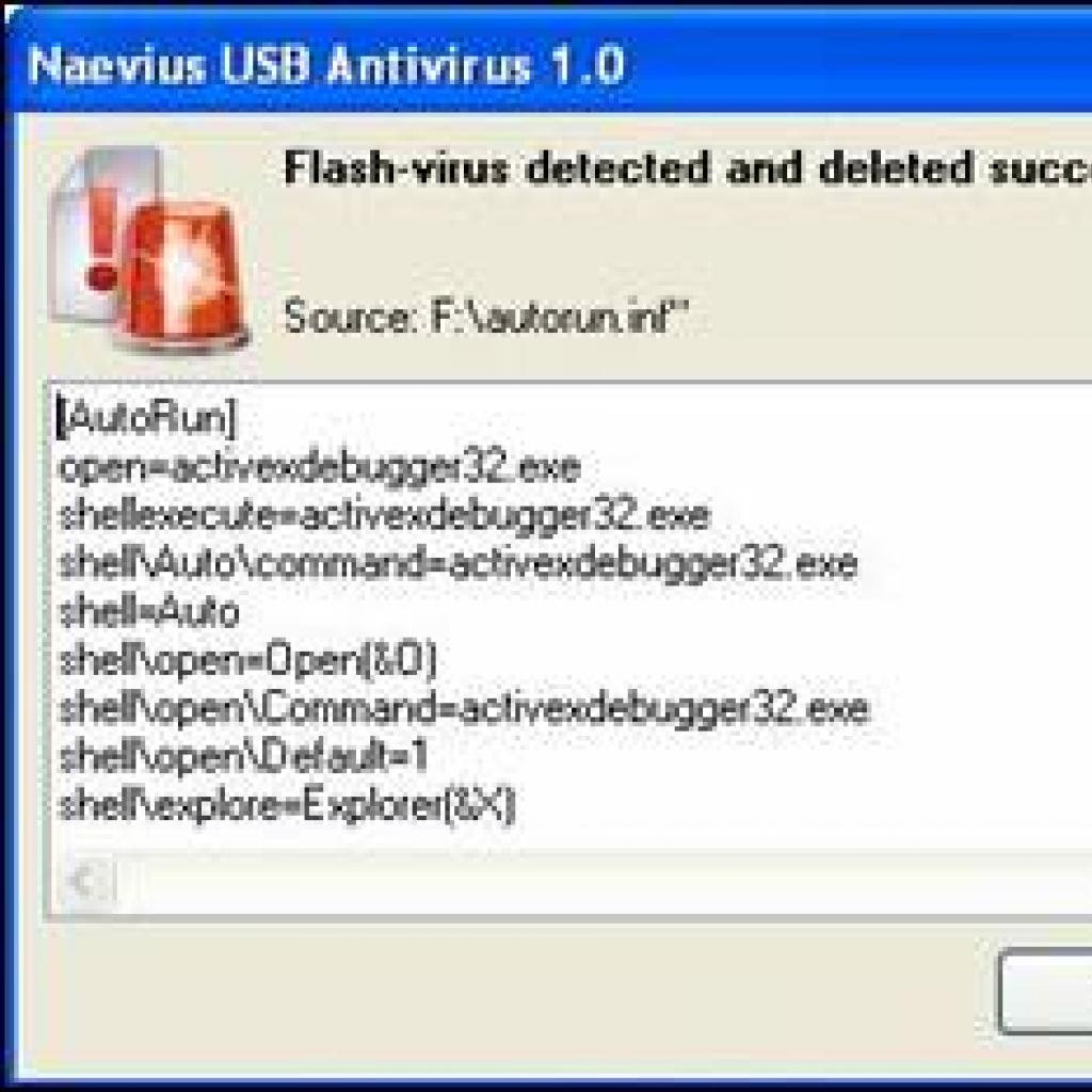 Zabezpieczenie przed wirusami przenoszonymi na pamięci USB