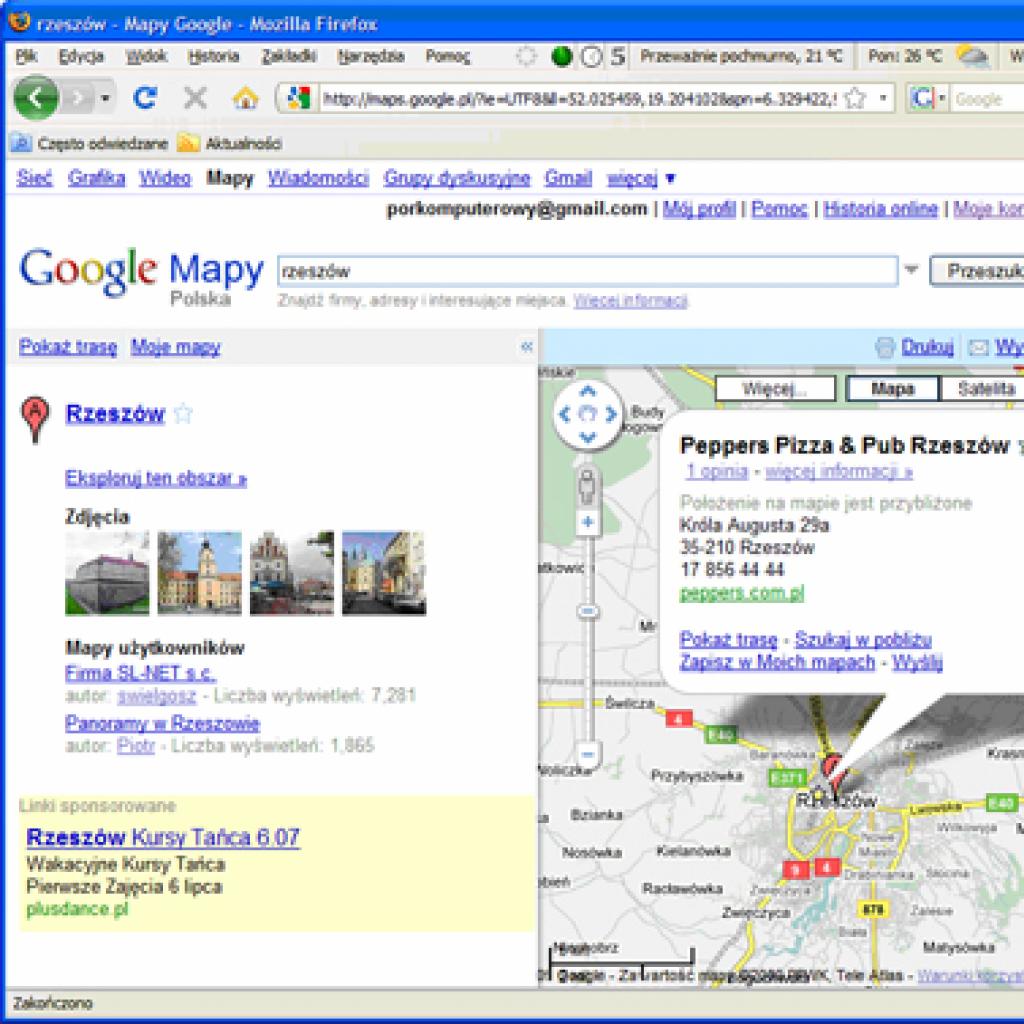Mapy Google: dodawanie lokalizacji do ulubionych