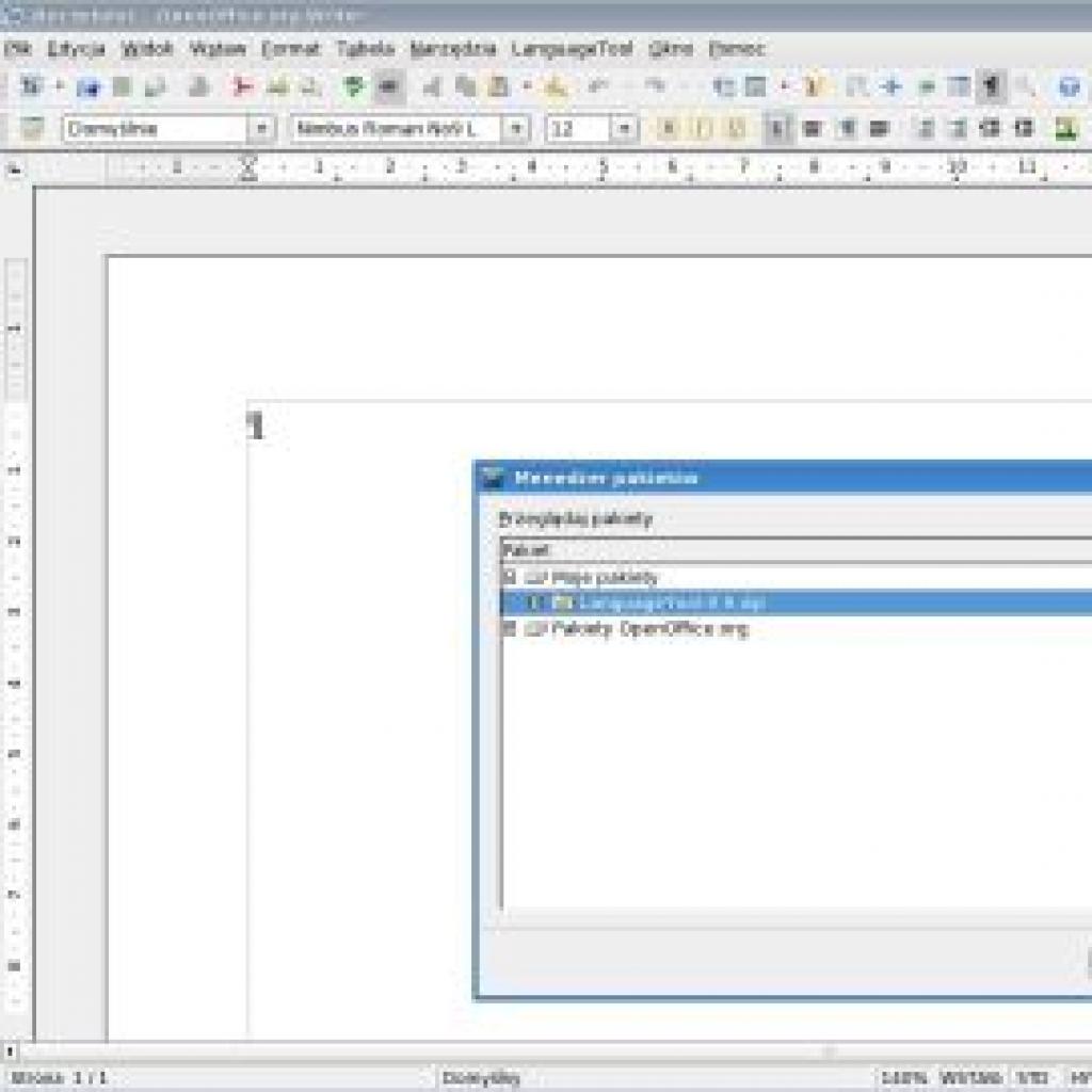 Gramatyczna poprawność tekstu w OpenOffice