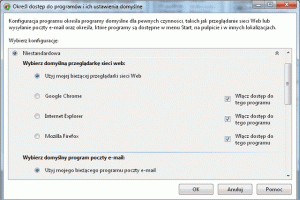 Programy domyślnie używane przez Windows 7