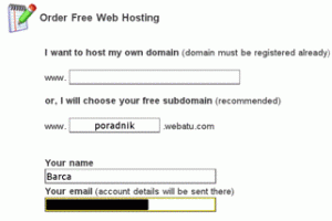 Bezpłatny hosting, czyli miejsce na własną stronę WWW
