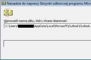 Naprawianie i odzyskiwanie skrzynki pocztowej w Outlooku