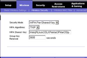 Włączanie szyfrowania WEP/WPA w sieci bezprzewodowej