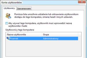 Windows Vista: automatyczne logowanie