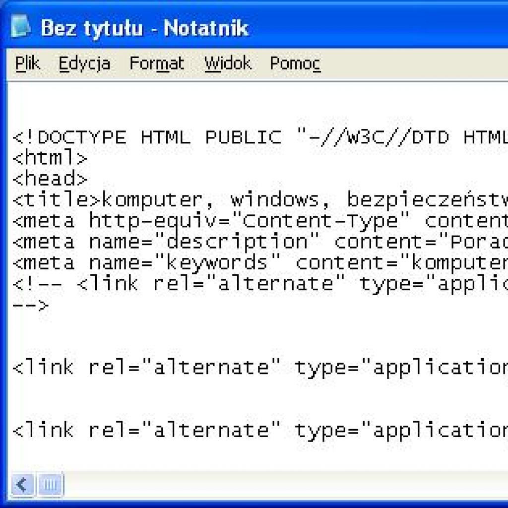 Zmiana domyślnego programu pokazującego źródło strony WWW w Internet Explorerze
