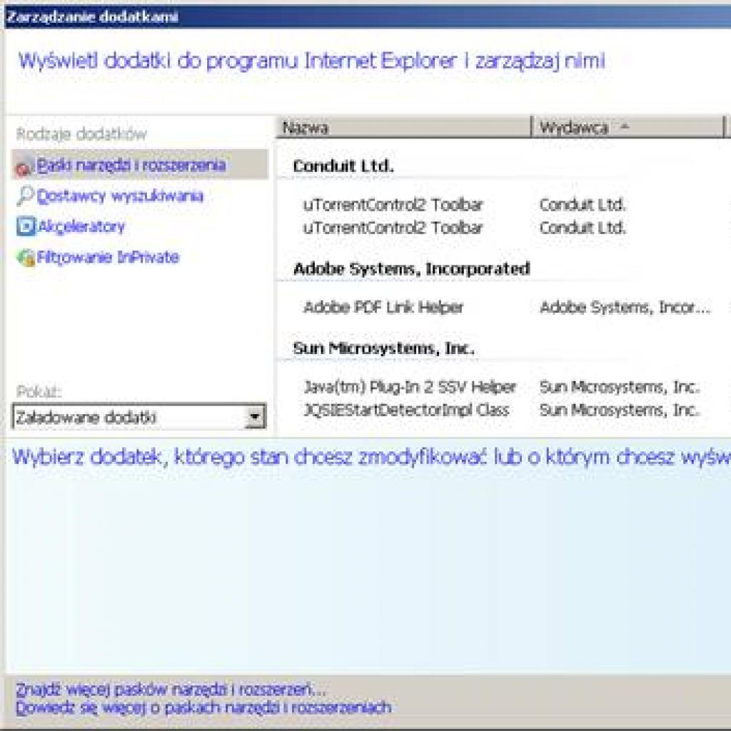 Przyspieszanie uruchamiania Internet Explorera 8 i 9