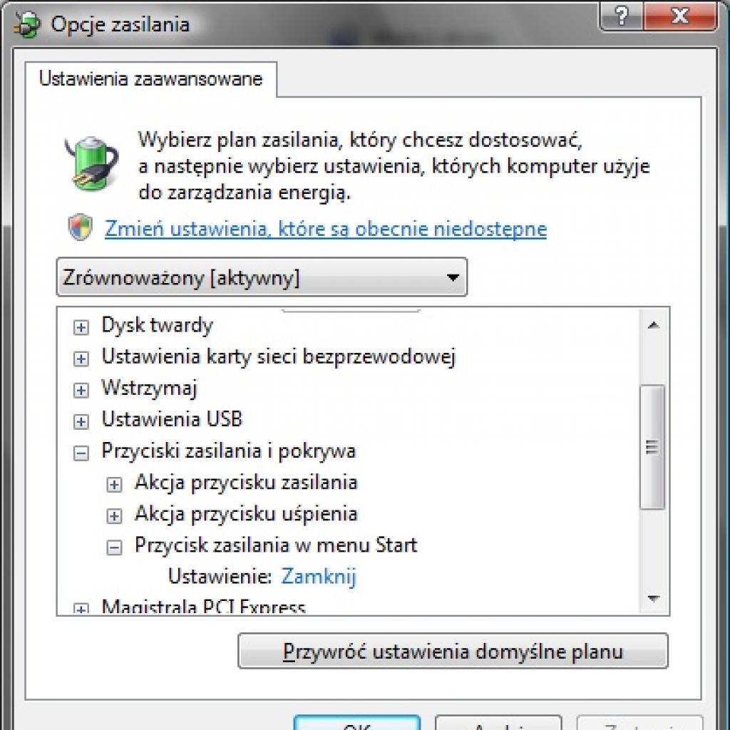 Mniejszy rozmiar pliku hibernacji w Windows 7