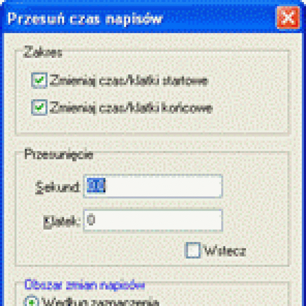Synchronizacja napisów w SubEdit Player