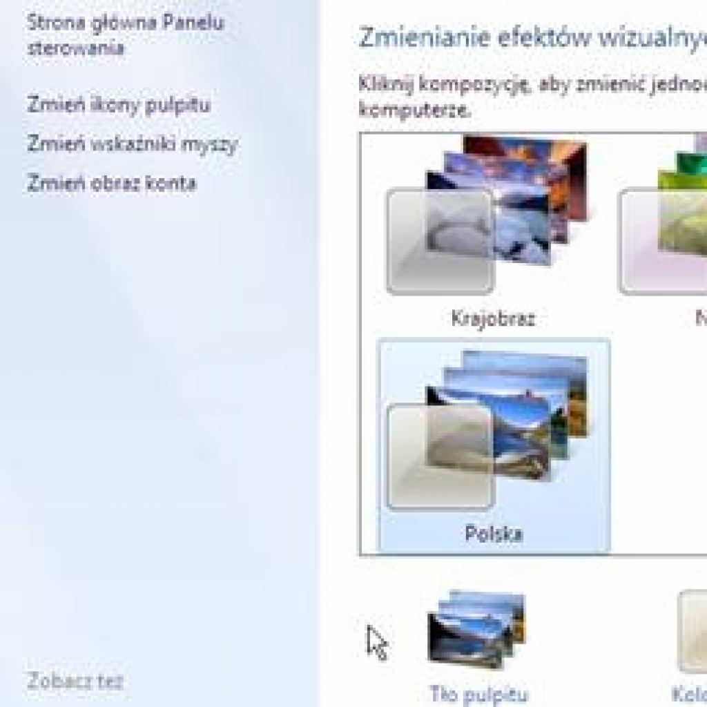 Ukryta kompozycja „Polska” w Windows 7