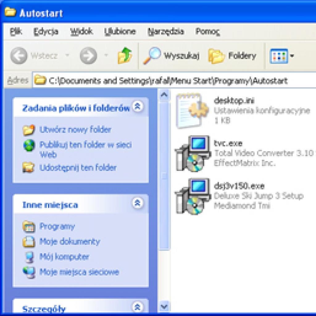 Porządki w folderze Autostart
