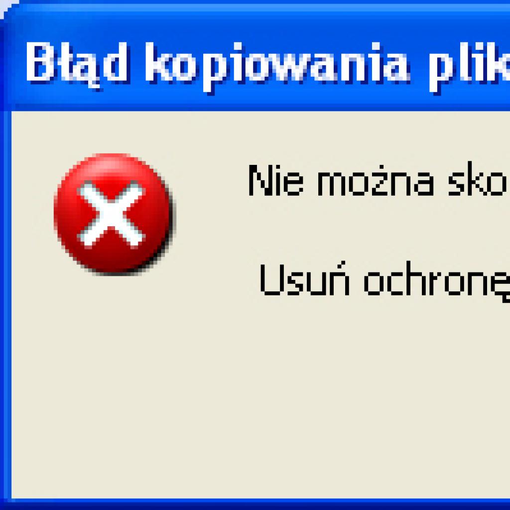 Wyłączanie zapisu na pamięciach USB