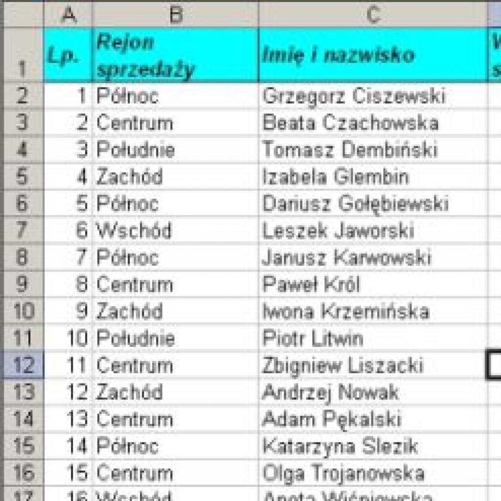Obliczanie średniej warunkowej w Excelu