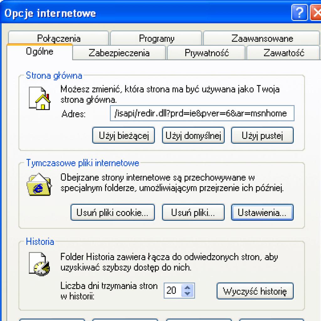 Problemy z wyświetlaniem kodu źródłowego stron WWW w Internet Explorerze