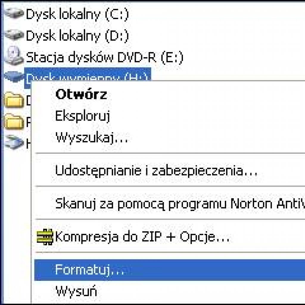 Co zrobić, gdy nie daje się usunąć zawartości pendrive-a