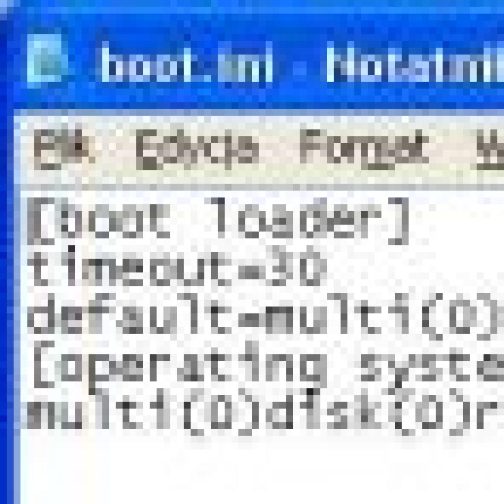 Parametry pliku BOOT.INI przydatne podczas wyszukiwania błędów Windows
