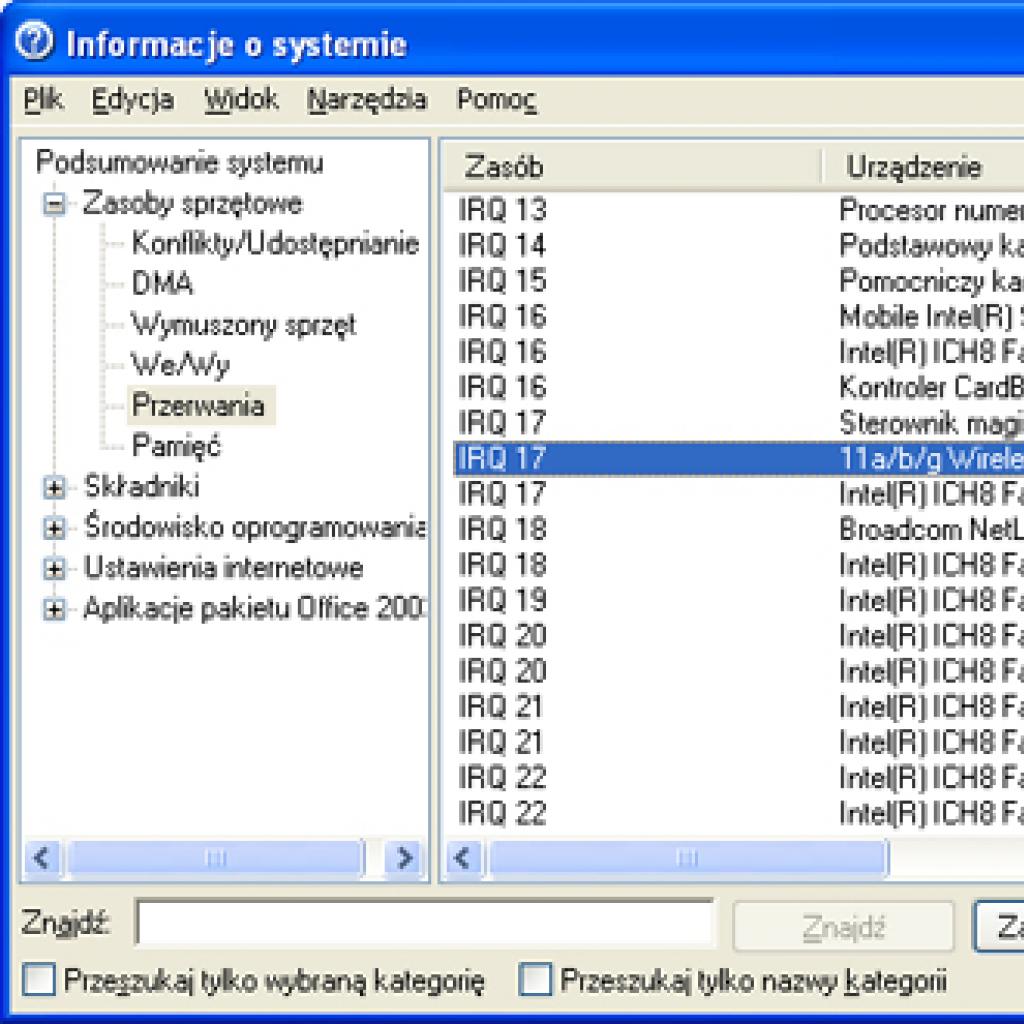 Ustawianie priorytetów przerwań IRQ