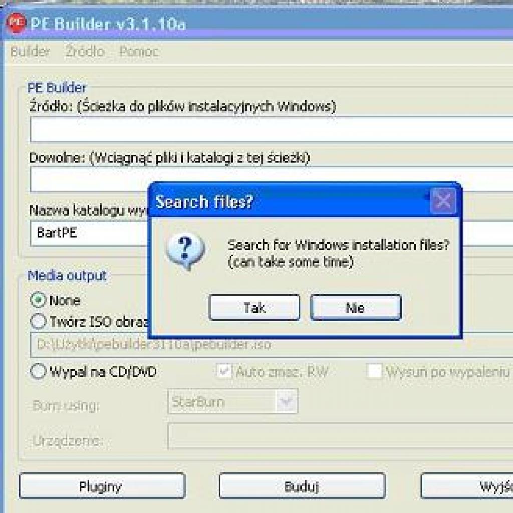 Tworzenie płyty awaryjnej z Windows XP