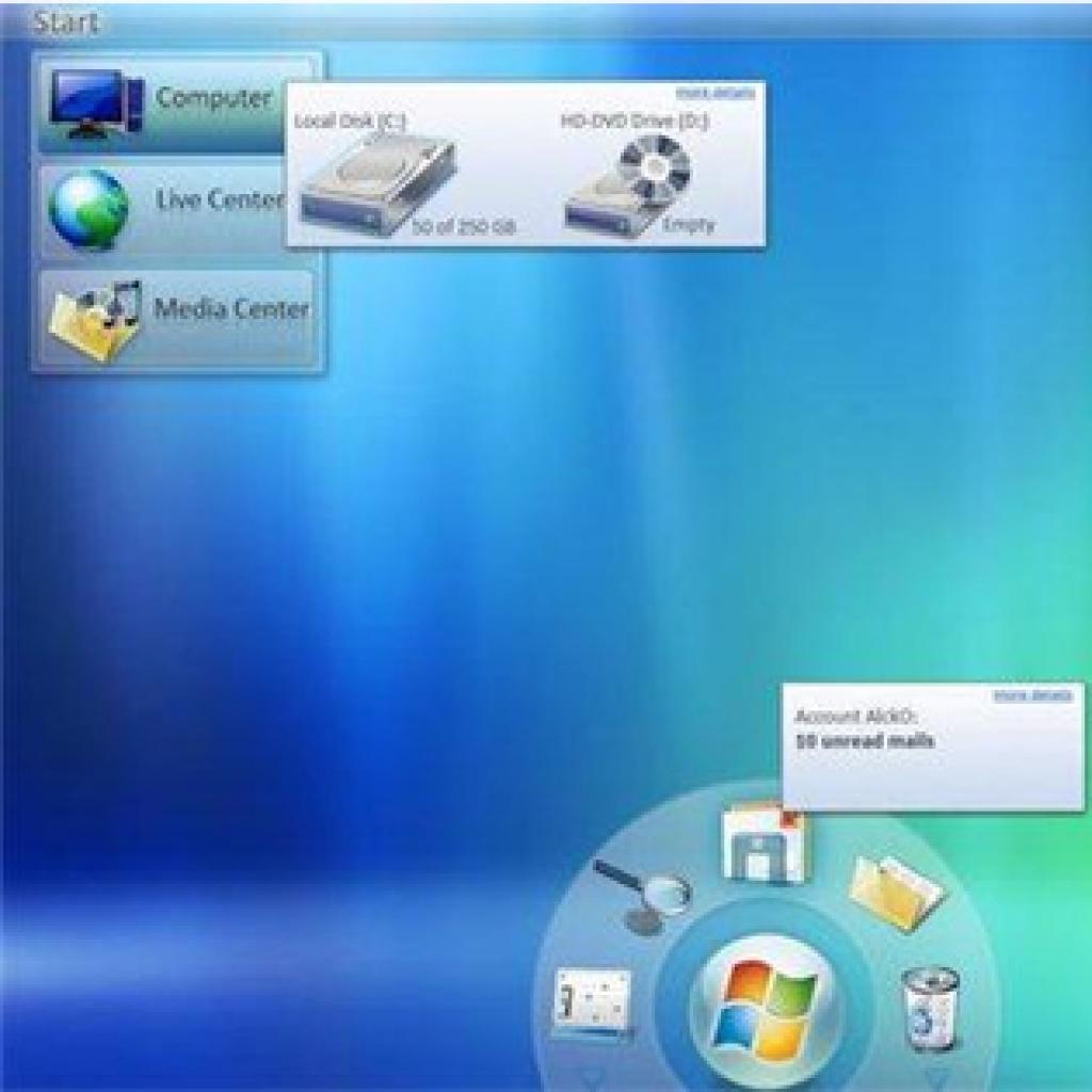 Windows XP i Vista jak Windows 7