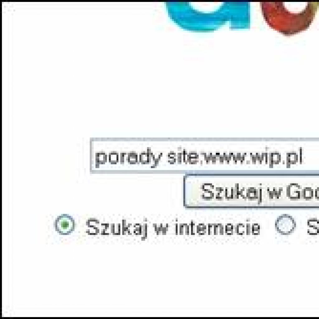 Przeszukiwanie zawartości wybranej witryny z wykorzystaniem wyszukiwarki Google