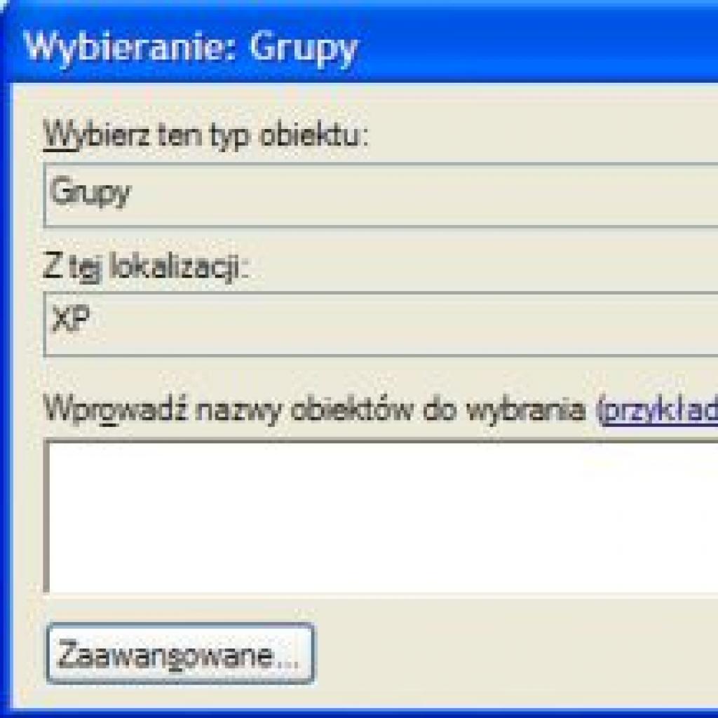 Zwiększanie uprawnień użytkowników w Windows XP