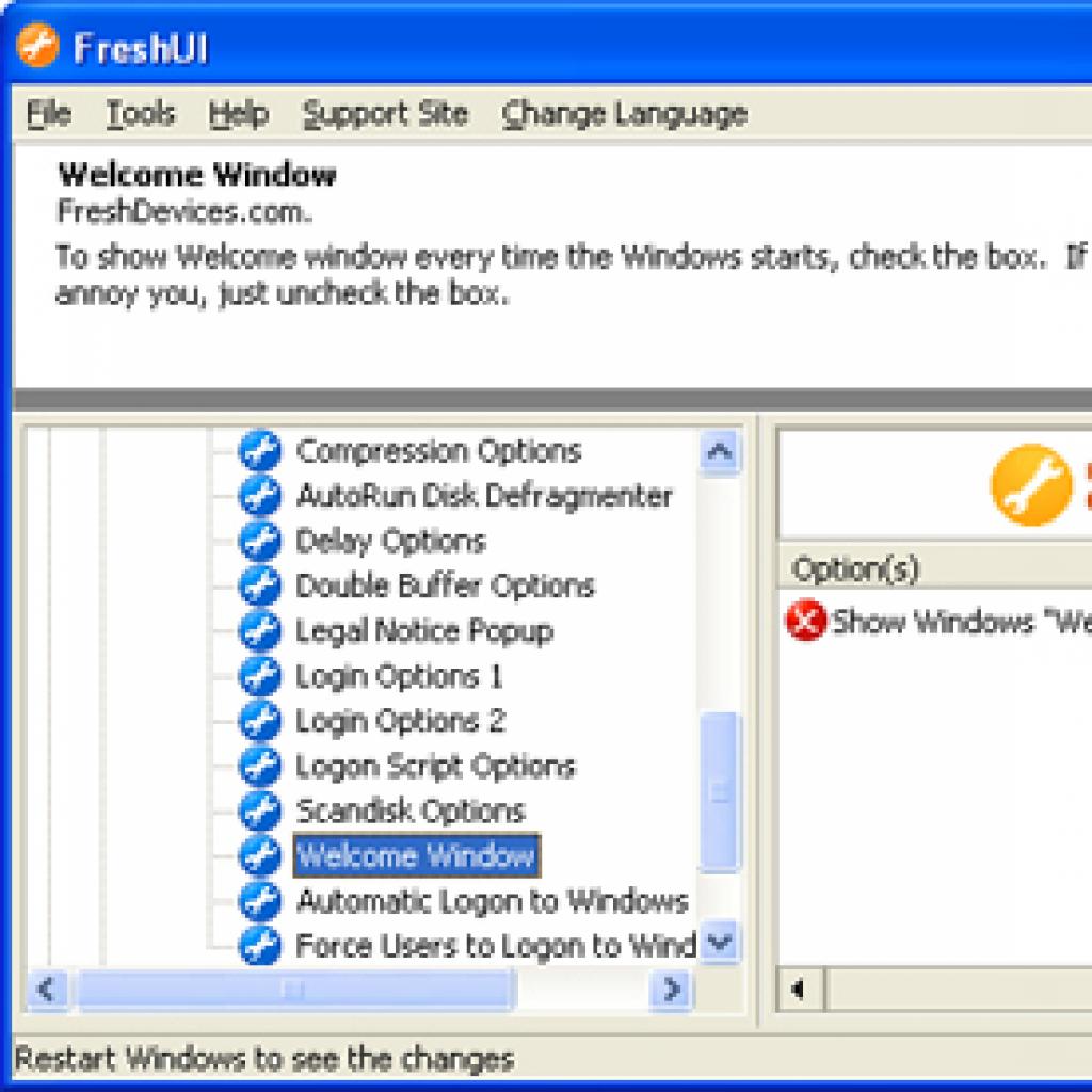Wyłączanie ekranu powitalnego Windows XP
