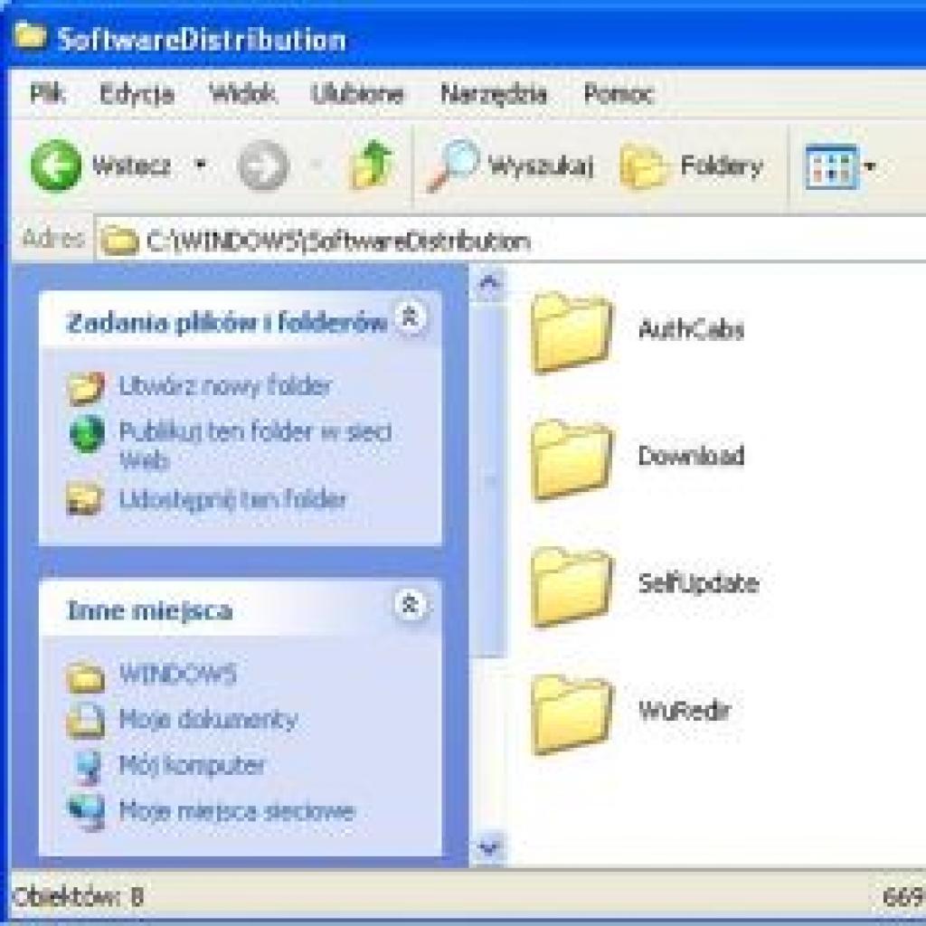 Błąd podczas uaktualniania systemu Windows