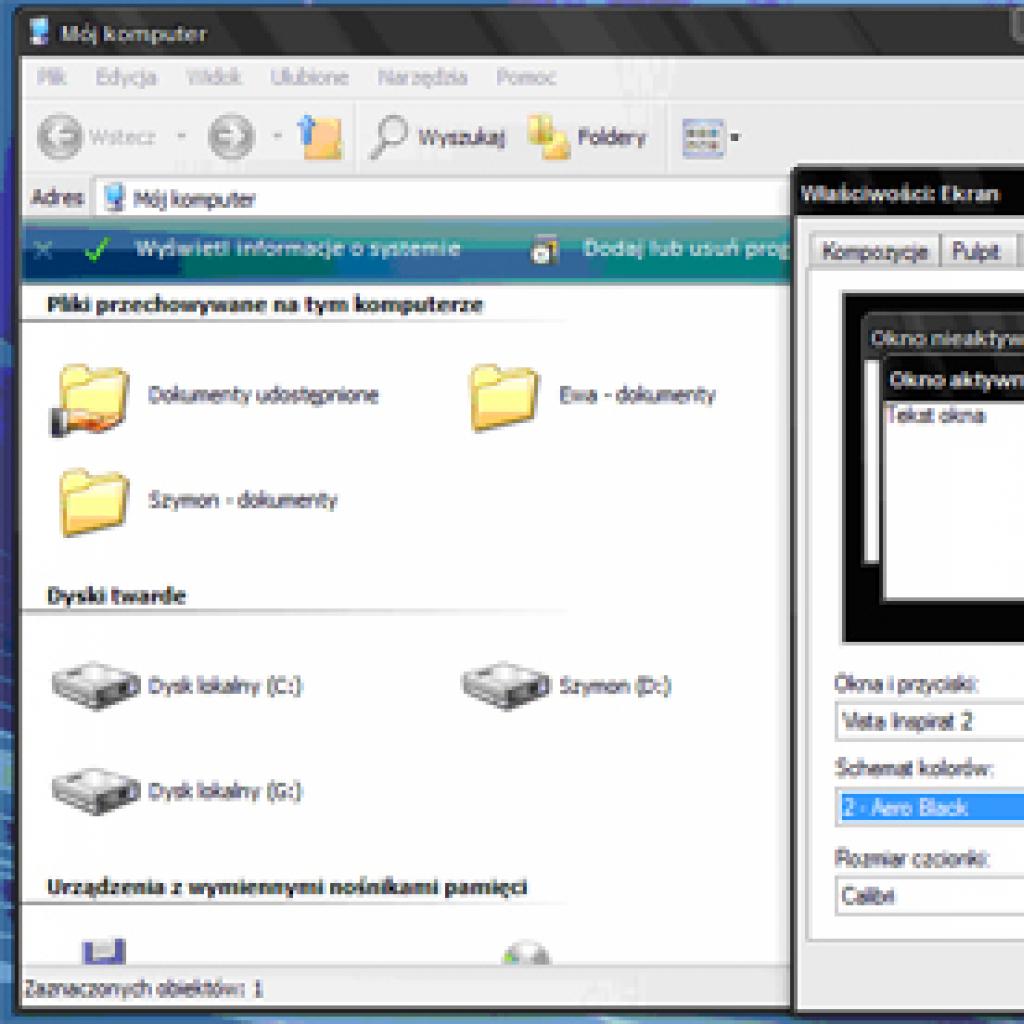 Windows XP jak Vista