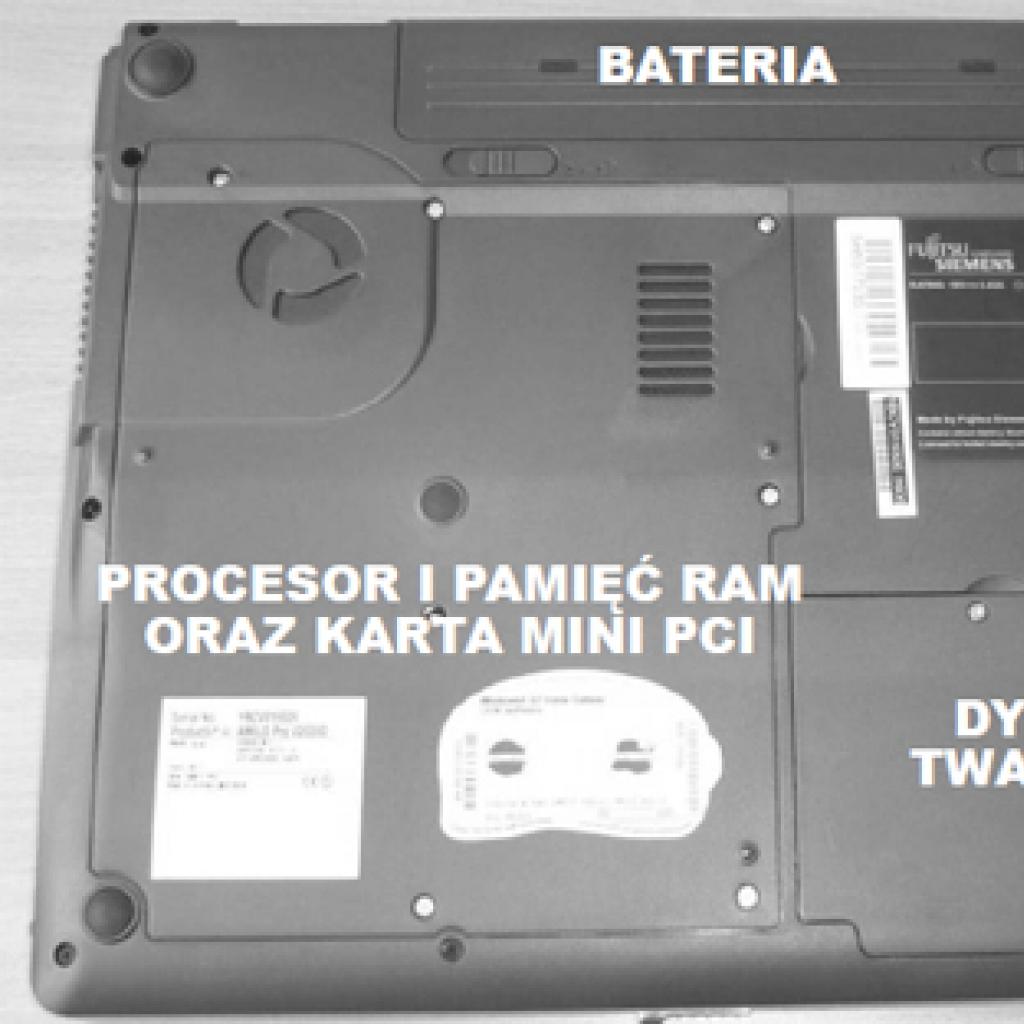 Jak dostać się do podzespołów laptopa?