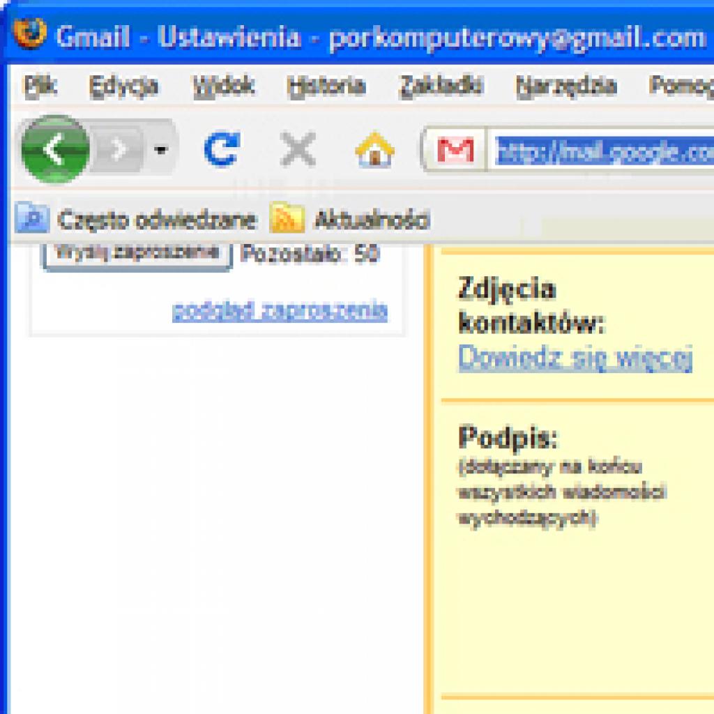 Gmail: tworzenie sygnatur