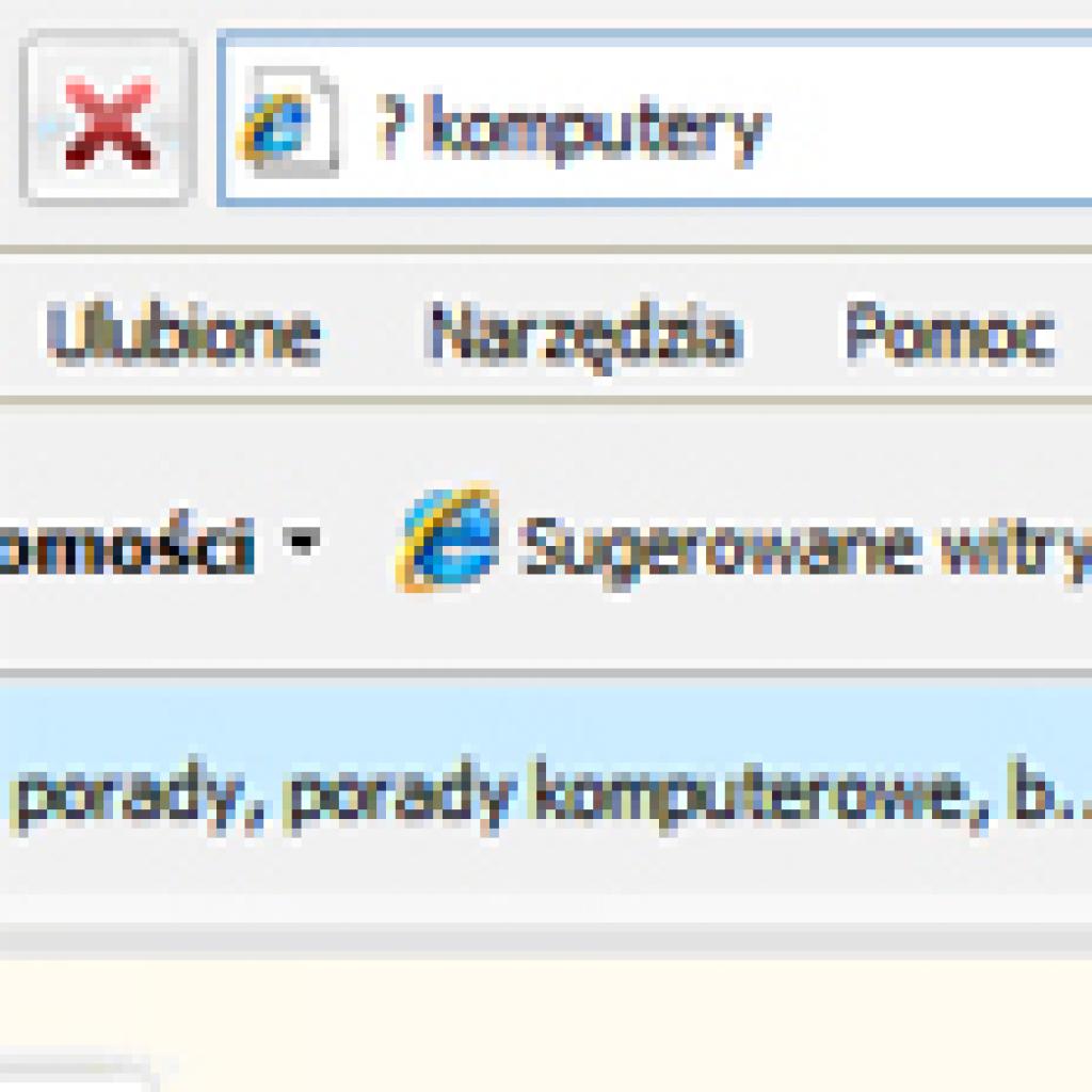 Wyłączanie autoukrywania pasków narzędzi w Internet Explorerze