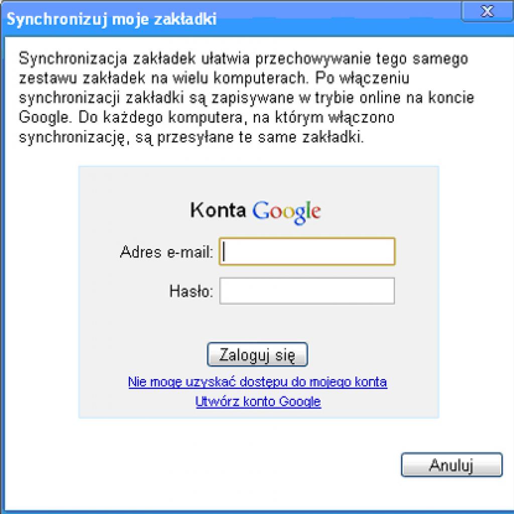 Jak synchronizować różne instalacje Chrome?
