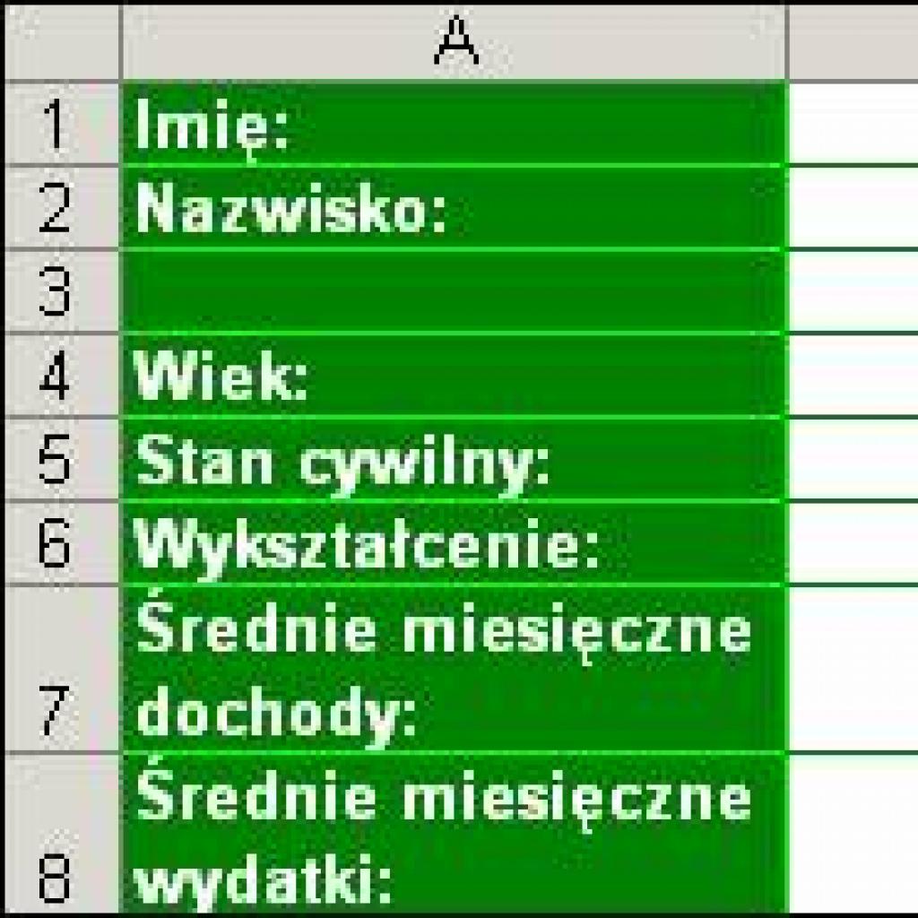 Komunikaty ułatwiające wypełnianie formularzy