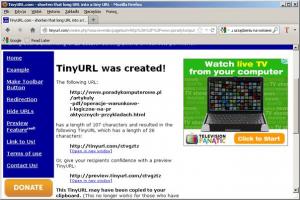 Skracanie długich adresów internetowych