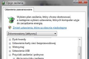 Mniejszy rozmiar pliku hibernacji w Windows 7