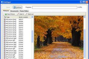 Odzyskiwanie plików programem DiskDigger