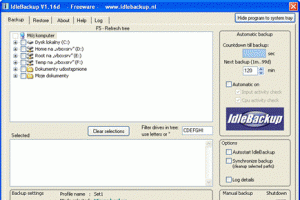 Backup z wykorzystaniem programu IdleBackup