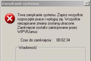 Zaprogramowane wyłączenie komputera