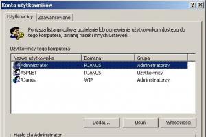Tworzenie kont użytkowników w Windows
