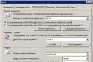 Używanie podpisów w wiadomościach e-mail poprzez program Microsoft Word