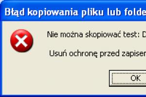 Wyłączanie zapisu na pamięciach USB