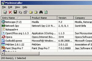 MyUninstaller – alternatywa dla Dodaj/Usuń programy