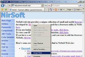 Projektowanie stron WWW w przeglądarce Internet Explorer