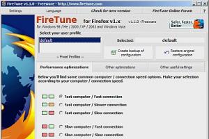 FireTune - podkręć Firefoksa