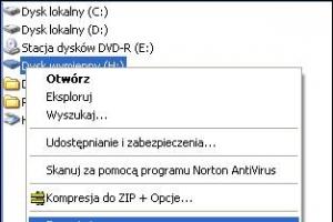 Co zrobić, gdy nie daje się usunąć zawartości pendrive-a