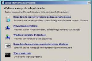 Problemy z uruchomieniem Visty – naprawa sektorów MBR i boot sectora