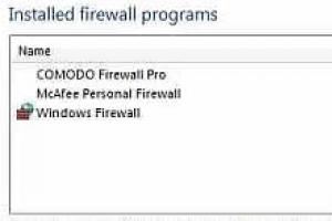 Błędne wpisy firewalla w Centrum zabezpieczeń w Windows Vista