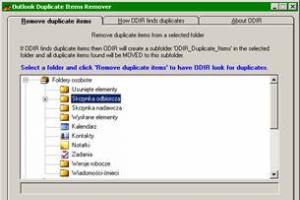 Automatyczne usuwanie duplikatów wiadomości w MS Outlook 2003